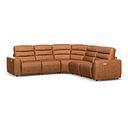 Cohen Group 3 ELectric Recliner in Virgo Cognac Leather