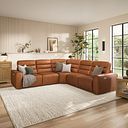 Cohen Group 3 ELectric Recliner in Virgo Cognac Leather