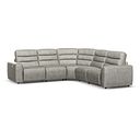 Cohen Group 3 ELectric Recliner in Virgo Platinum Leather