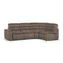 Cohen Group 4 Electric Recliner in Dapple Chocolate Fabric