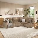 Cohen Group 4 Electric Recliner in Dapple Taupe Fabric