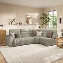 Cohen Group 4 Electric Recliner in Miller Taupe Fabric