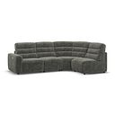 Cohen Group 4 Electric Recliner in Plush Charcoal Fabric