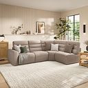 Cohen Group 4 ELectric Recliner in Virgo Buff Leather