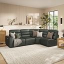 Cohen Group 4 ELectric Recliner in Virgo Lead Leather