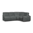 Cohen Group 5 Electric Recliner in Miller Grey Fabric