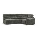Cohen Group 5 Electric Recliner in Plush Charcoal Fabric