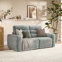 Cohen Group 8 Electric Recliner in Plush Silver Fabric