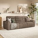 Cohen Group 9 Electric Recliner in Miller Earth Brown Fabric