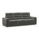 Cohen Group 9 Electric Recliner in Plush Charcoal Fabric