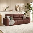 Cohen Group 9 Electric Recliner in Virgo Chestnut Leather