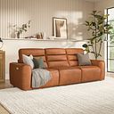 Cohen Group 9 Electric Recliner in Virgo Cognac Leather