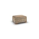 Cohen Storage Footstool in Dapple Taupe Fabric