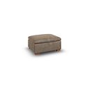 Cohen Storage Footstool in Miller Earth Brown Fabric