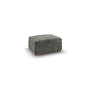 Cohen Storage Footstool in Plush Charcoal Fabric