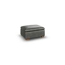 Cohen Storage Footstool in Virgo Lead Leather