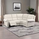 Colorado Electric Reclining Left Hand Modular Group 2 in Hopsack Natural Fabric