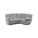 Colorado Electric Reclining Left Hand Modular Group 2 in Hopsack Platinum Fabric