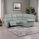 Colorado Electric Reclining Left Hand Modular Group 2 in Santos Steel Fabric