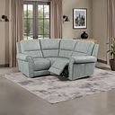 Colorado Electric Reclining Modular Group 1 in Santos Steel Fabric