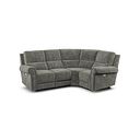 Colorado Electric Reclining Left Hand Modular Group 2 in Plush Charcoal Fabric