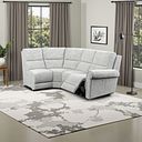 Colorado Electric Reclining Modular Group 5 in Keswick Dove Fabric