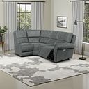Colorado Electric Reclining Modular Group 5 in Miller Grey Fabric