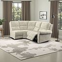 Colorado Electric Reclining Modular Group 5 in Plush Beige Fabric