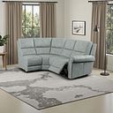 Colorado Electric Reclining Modular Group 5 in Santos Steel Fabric