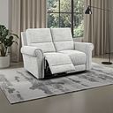 Colorado Electric Reclining Modular Group 8 in Keswick Dove  Fabric