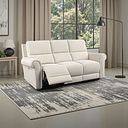 Colorado Electric Reclining Modular Group 9 in Hopsack Natural Fabric