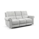 Colorado Electric Reclining Modular Group 9 in Keswick Dove Fabric