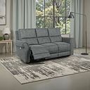Colorado Electric Reclining Modular Group 9 in Miller Grey Fabric