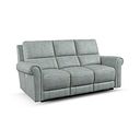 Colorado Electric Reclining Modular Group 9 in Santos Steel Fabric