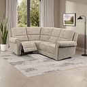 Colorado Electric Reclining Right Hand Modular Group 2 in Jetta Beige Fabric
