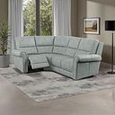 Colorado Electric Reclining Right Hand Modular Group 2 in Santos Steel Fabric