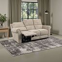 Colorado 3 Seater Electric Recliner in Jetta Beige Fabric
