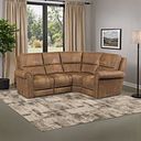 Colorado Left Hand Modular Group 2 in Ranch Brown Fabric