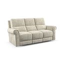 Colorado 3 Seater Sofa in Plush Beige Fabric