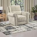 Colorado Armchair in Plush Beige Fabric