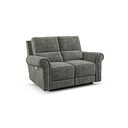 Colorado 2 Seater Electric Recliner in Plush Charcoal Fabric
