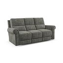 Colorado 3 Seater Sofa in Plush Charcoal Fabric