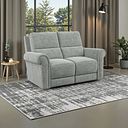 Colorado 2 Seater Sofa in Hopsack Platinum Fabric