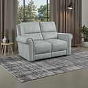 Colorado 2 Seater Sofa in Santos Steel Fabric