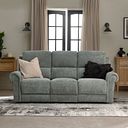 Colorado 3 Seater Sofa in Hopsack Platinum Fabric