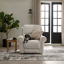 Colorado Armchair in Hopsack Natural Fabric