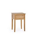 Copenhagen Natural Solid Oak 1 Drawer Bedside Table