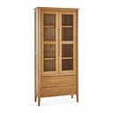 Copenhagen Natural Solid Oak Display Cabinet