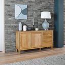 Copenhagen Natural Solid Oak Large Sideboard