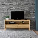 Copenhagen Natural Solid Oak Large TV Unit